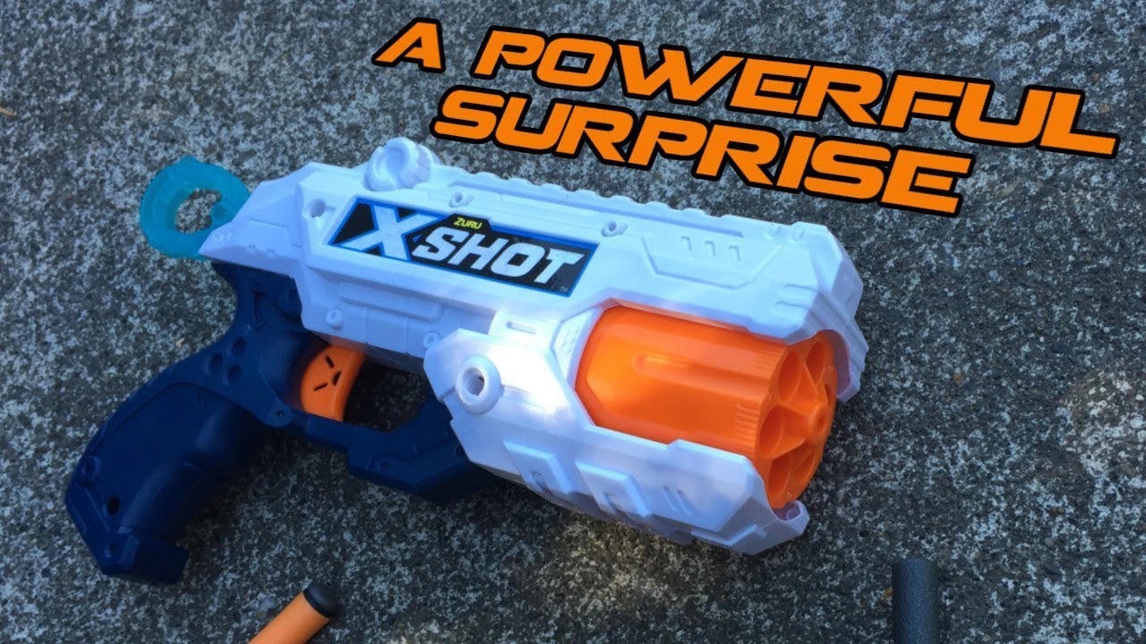 X-Shot Reflex 6 Blaster Review || Unboxing/Chronograph/Range Test | Walcom S7