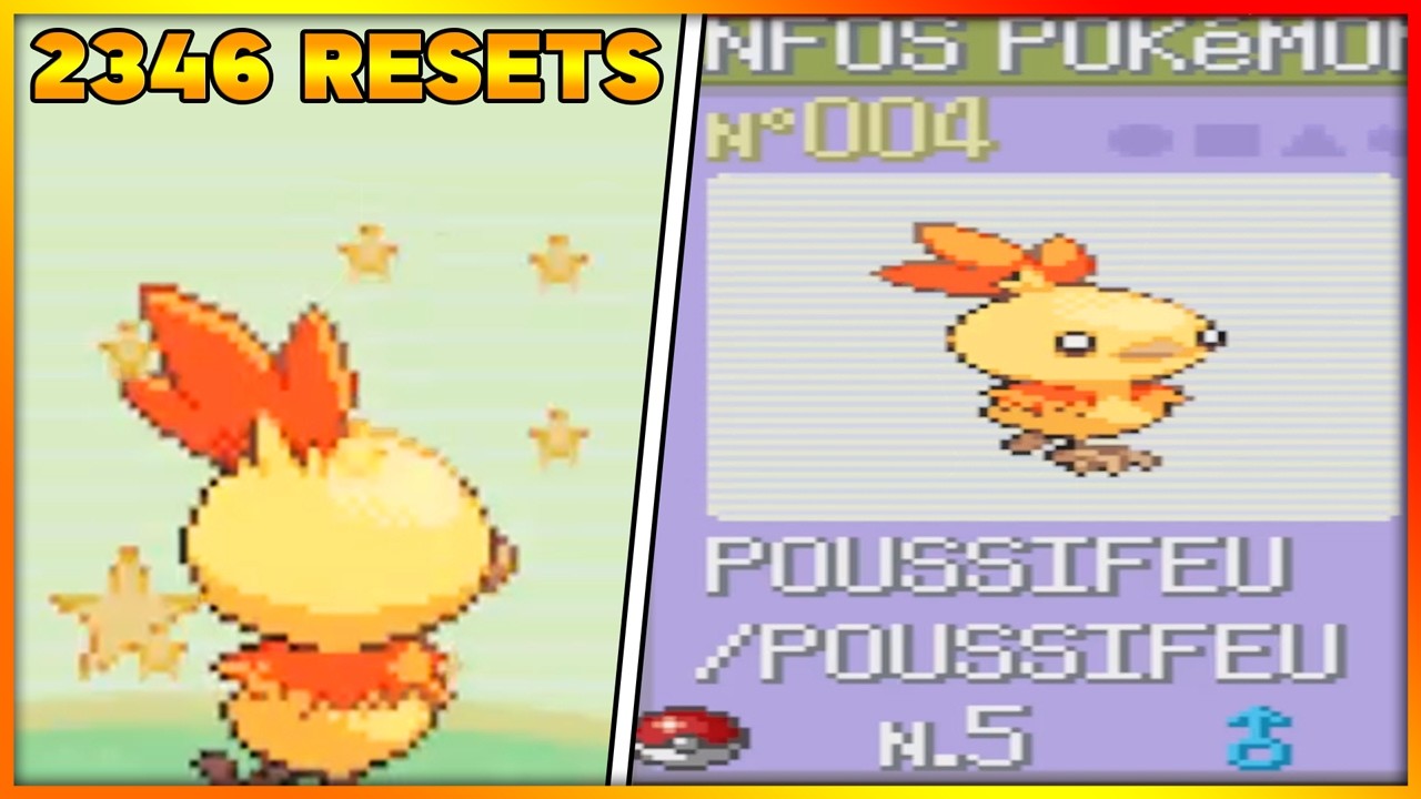 Shiny Torchic✨ after 2,346 Soft Resets | Pokémon Ruby