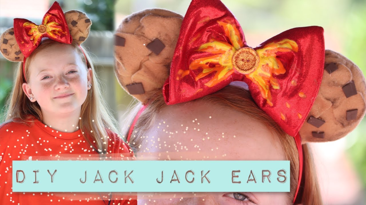 DIY FELT COOKIE Jack Jack NUM NUMS- Incredibles MICKEY EARS