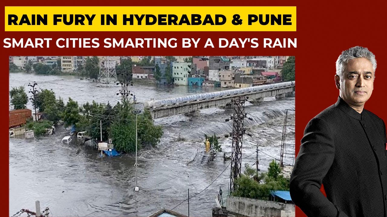 Monsoon Mayhem In Hyderabad & Pune: Smart Cities Smarting From A Day's Rain | News Unlocked