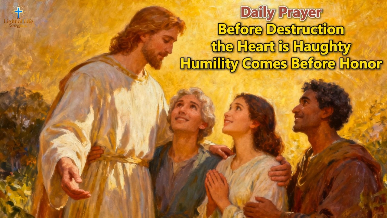 Daily Prayer: Before Destruction the Heart is Haughty; Humility Comes Before Honor - March 1, 2026