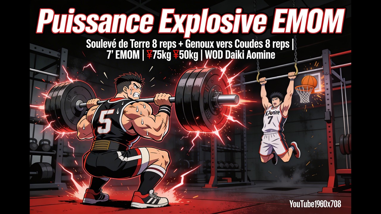 daiki aomine - wod soulevé de terre EMOM 7'