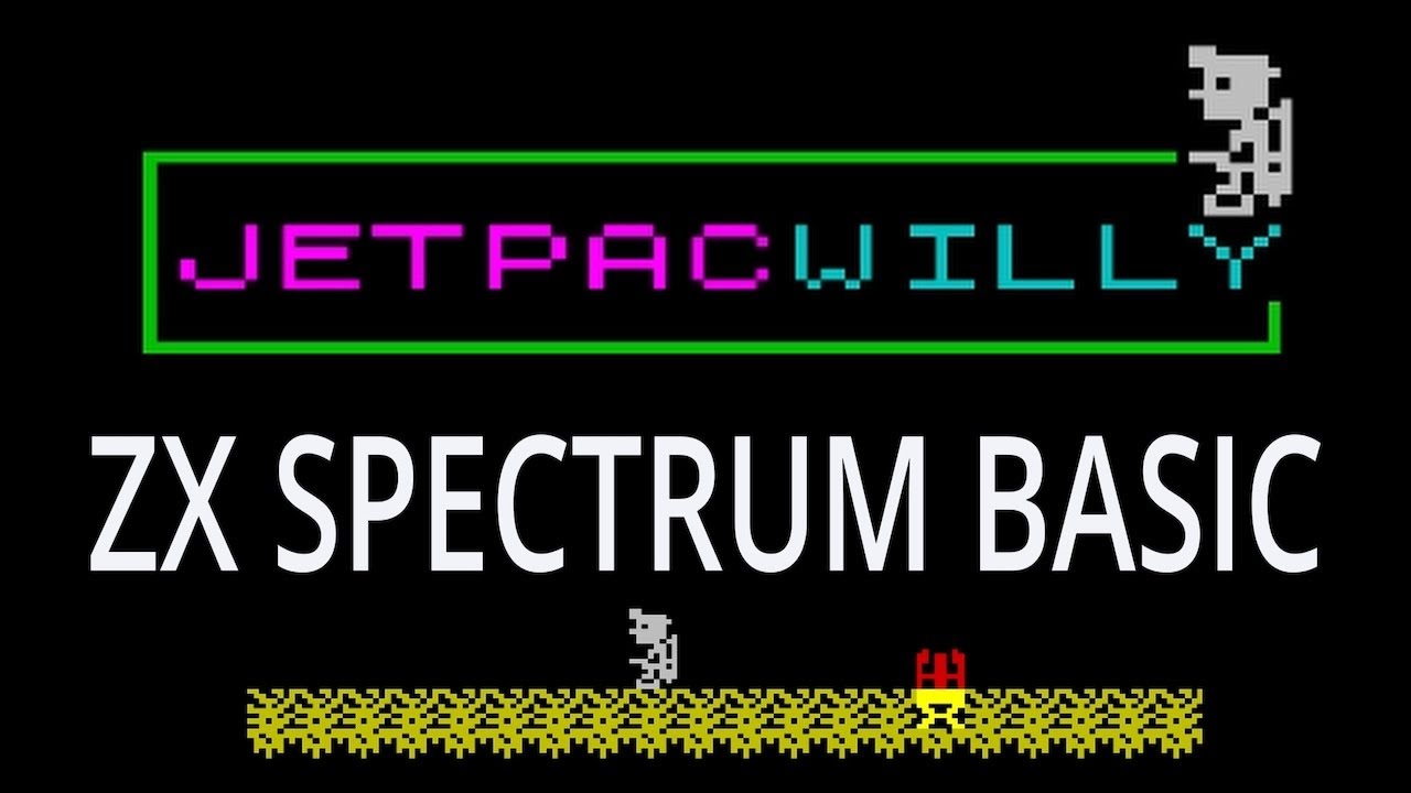 JETPAC WILLY - ZX Spectrum BASIC - #zxspectrum Animated ALex