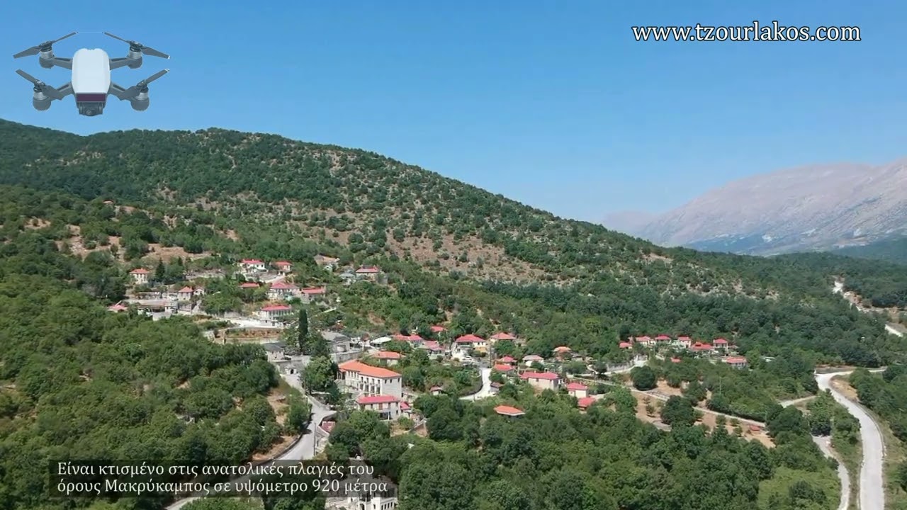 DRONE πτήση. Σταυροσκιάδι Πωγωνίου Ιωάννινα Ήπειρος...