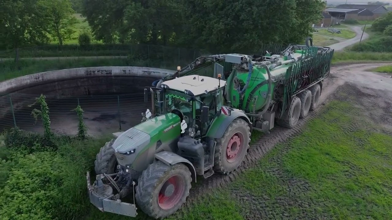 Épandage de digestat avec ce magnifique ensemble 😍