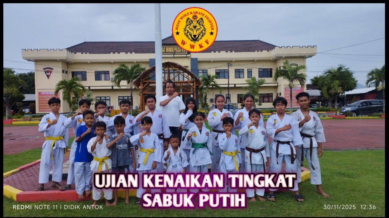 SABUK PUTIH !! UJIAN KENAIKAN TINGKAT SEMESTER II #karate #ujian #sabuk #inkanas 