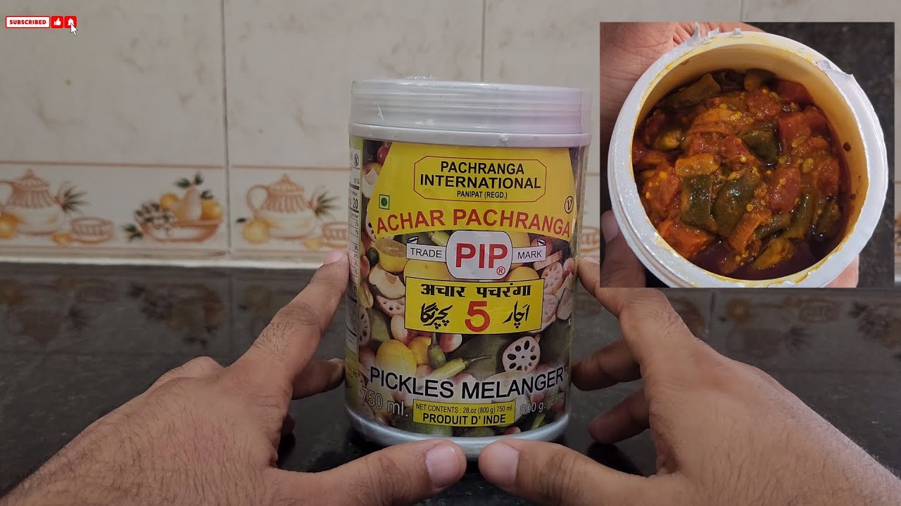 PACHRANGA International Panipat PIP Mixed Pickle Achar - Review
