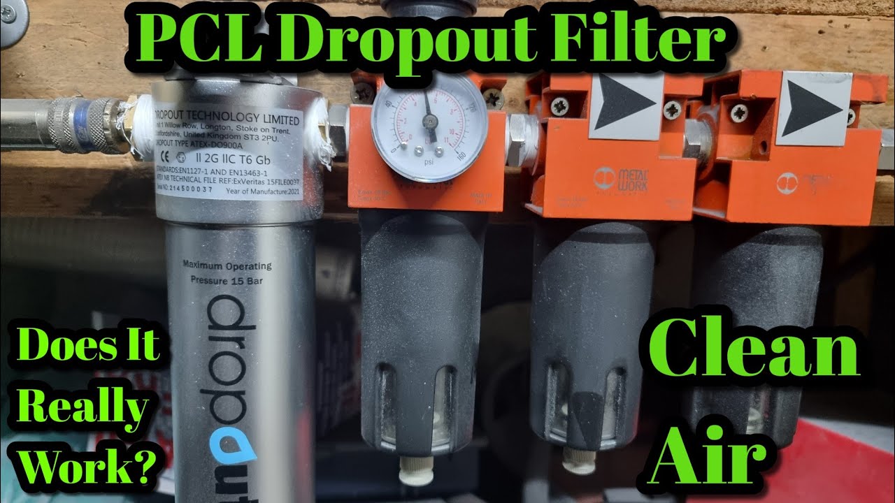 PCL Dropout Filter Clean Air For Spraying With The Devilbiss Tekna Gti Pro Lite TE10