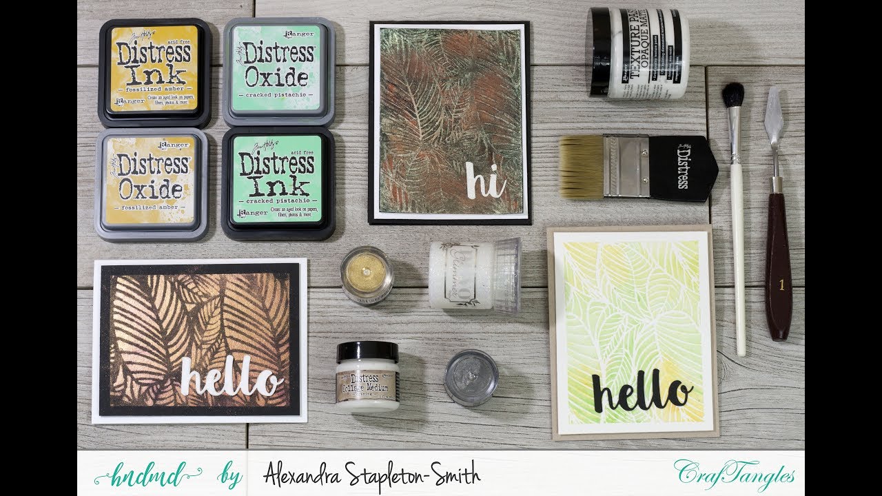 How To Cardmaking Crafty Hack: 3 New Ways to use a stencil with HNDMD by Hedgehog Hollow
