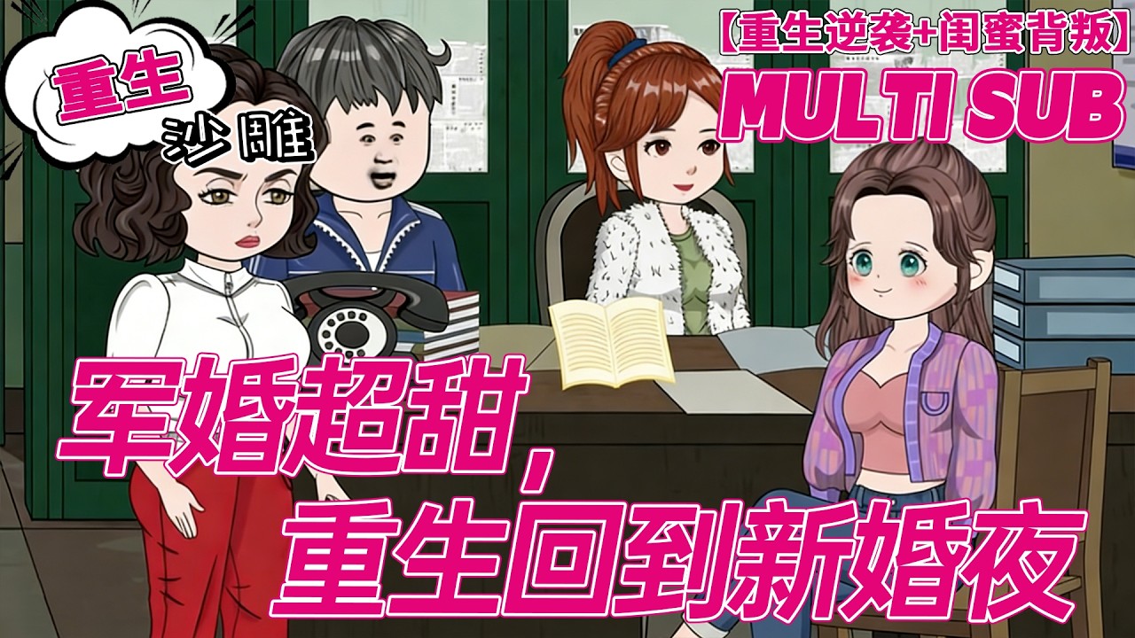💕热门【重生动画】《军婚超甜，重生回到新婚夜》新婚逃离贺家，竟被闺蜜榨干卖去大山苦熬一生！#逆袭 #甜宠 #沙雕剧情 #bdhm