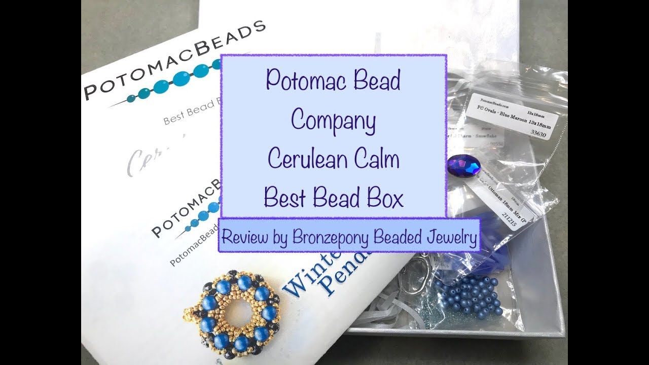 Potomac Bead Company Best Bead Box   Cerulean Calm