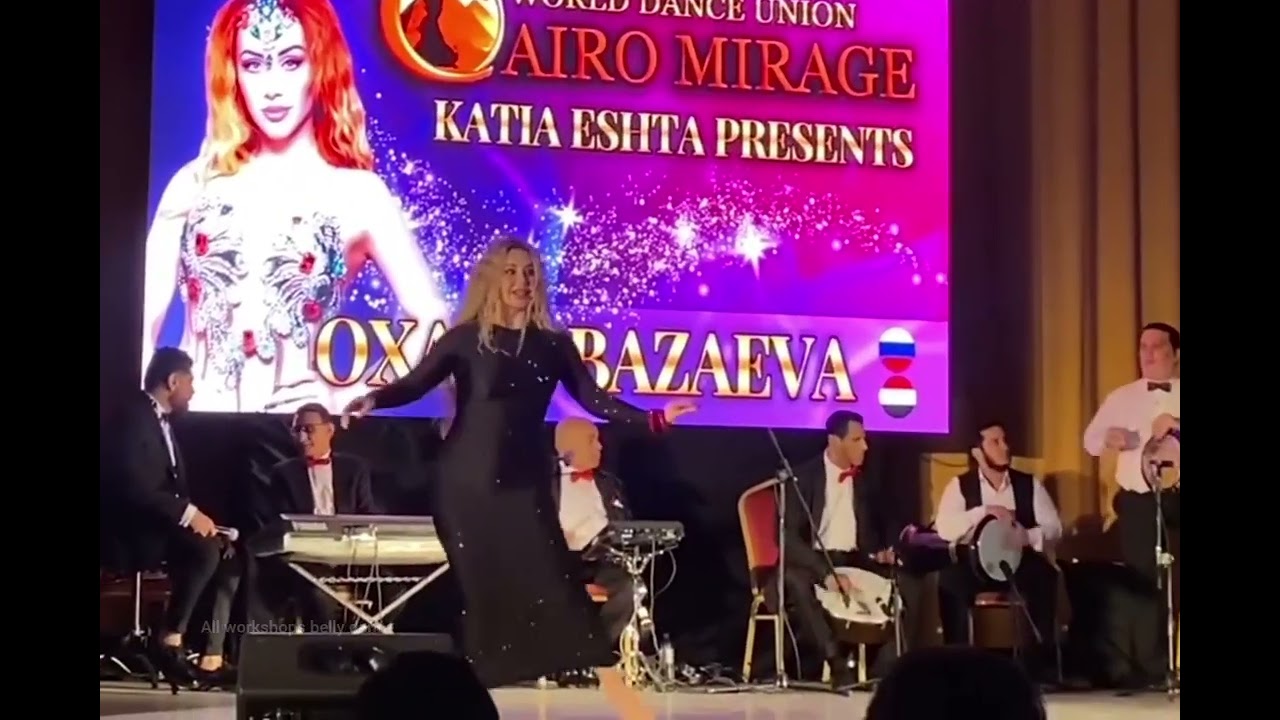 Oxana Bazaeva dance Iragi bellydancer belly Cairo mirage festival