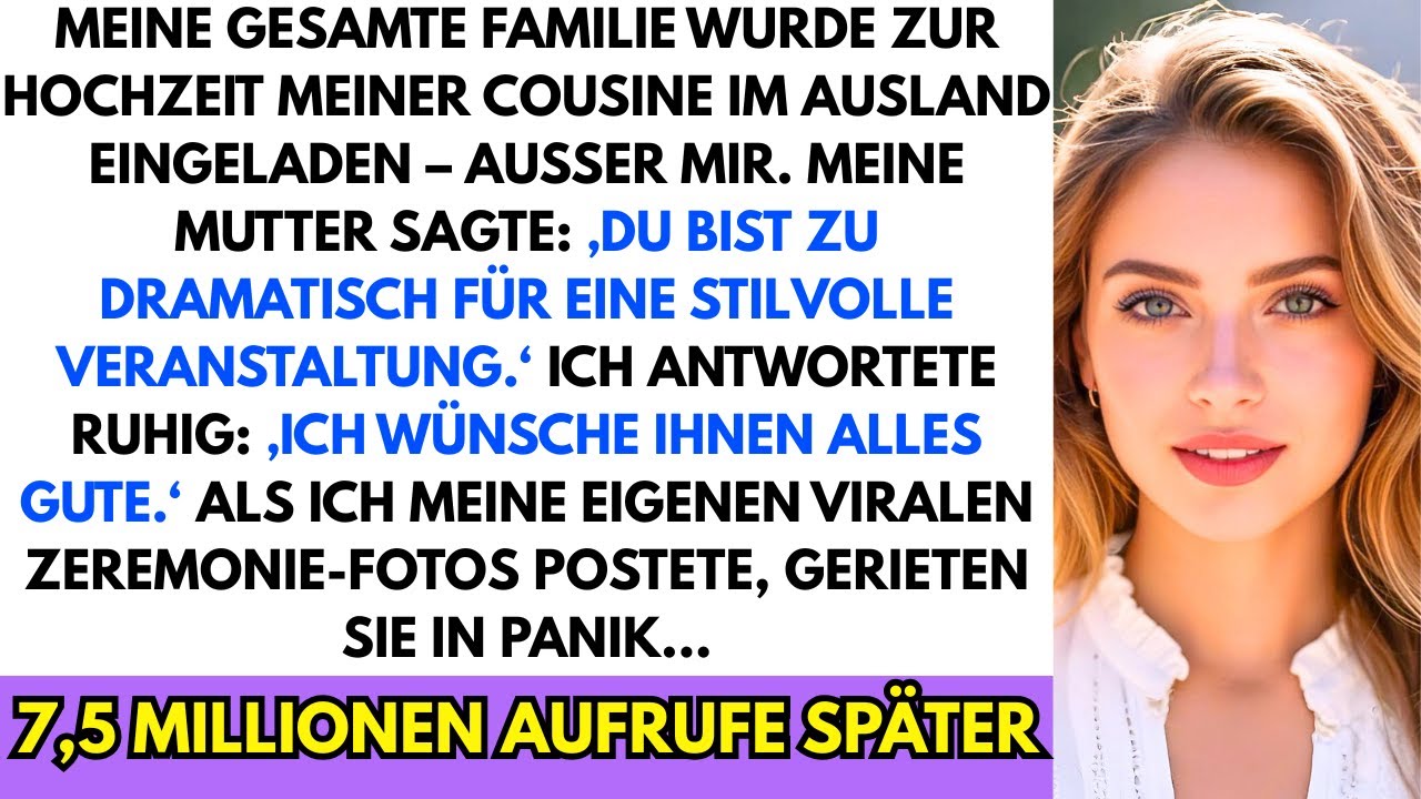 Familie schloss mich aus: 'Zu dramatisch'. Aber sie ahnten nicht, was kommen w&uuml;rde.
