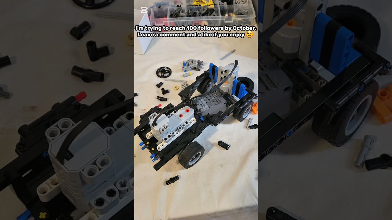 Lego Technic Cargo truck Part 1 (MOC RC Powered By Buwizz) #legovehicle #legotechnic #legotoys
