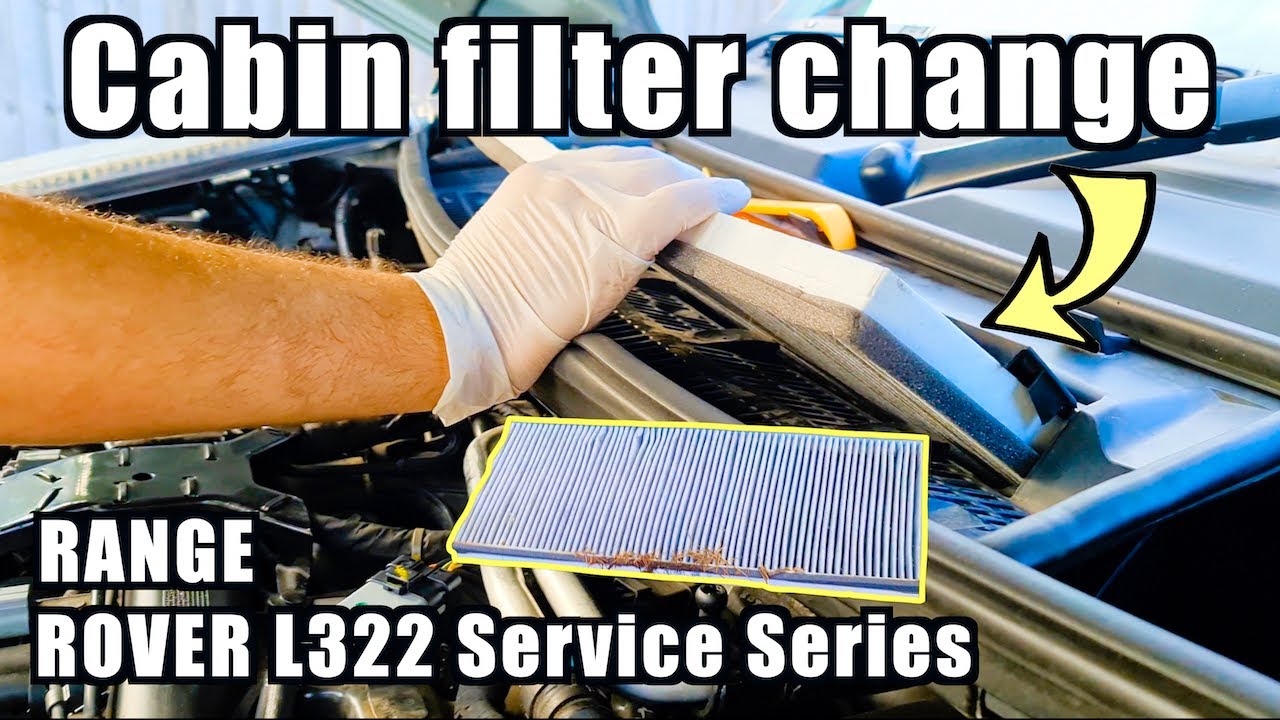Changing Cabin Air Filter easily with no tools - RANGE ROVER L322