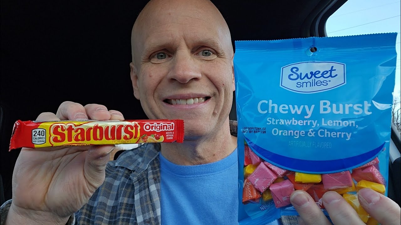 Comparing Fruit Chews Candy: Starburst vs. Sweet Smiles Chewy Burst