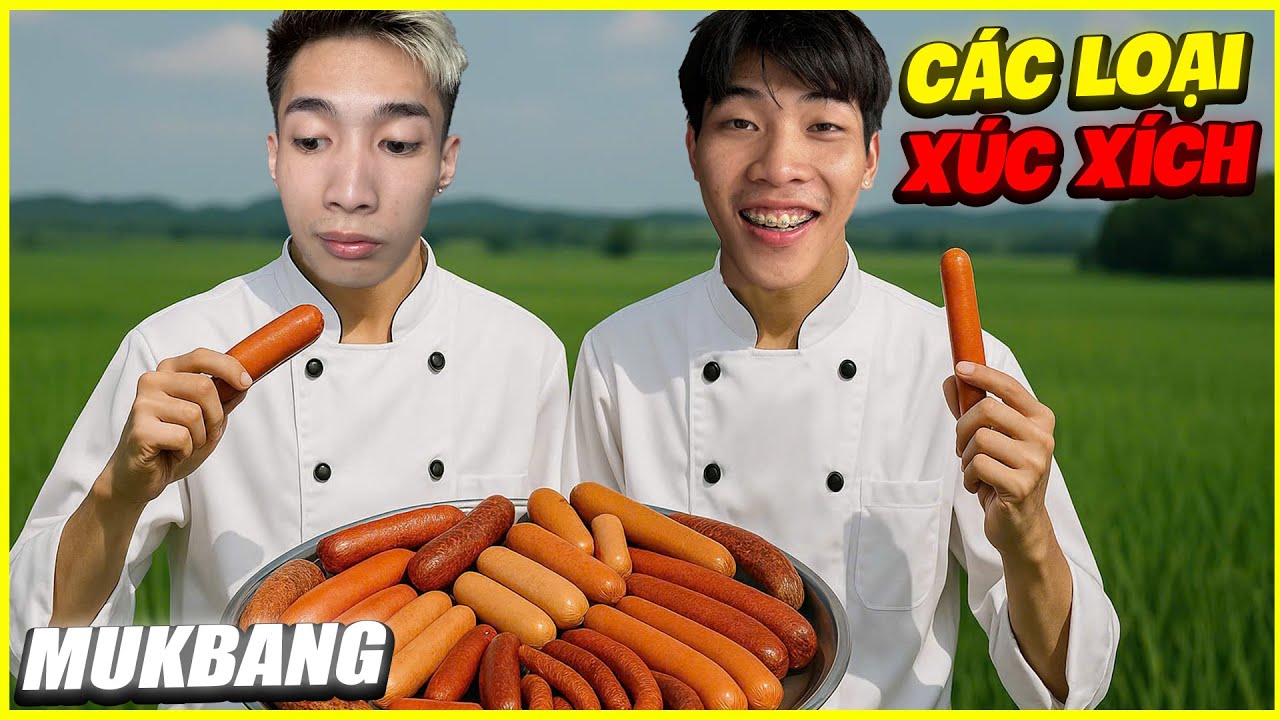 Đức Mõm | Thử Mukbang Tất Cả Các Loại Xúc Xích, Loại Nào Ngon Nhất ???
