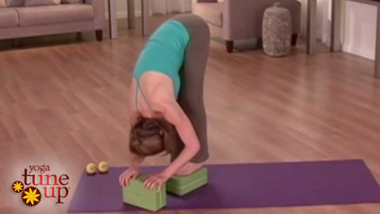 Hip Therapy Exercise: Asymmetrical Uttanasana Pose | Yoga Tune Up