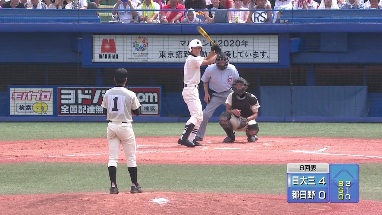 2013夏の高校野球【日大三×都立日野】西東京大会決勝FULL