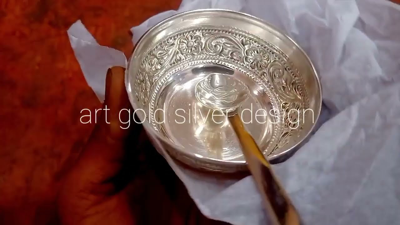 pure silver bowl and spoon//चांदिकी बाउल और चामुच//bowl design// silver baby feeding//silver design