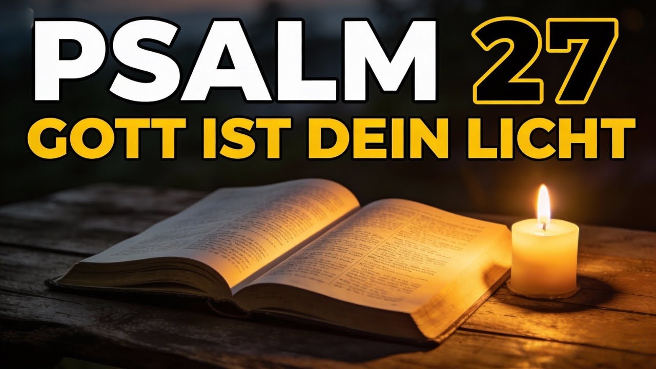 Psalm 27 – Gott ist dein Licht in Angst und Unsicherheit | Gebet des Vertrauens