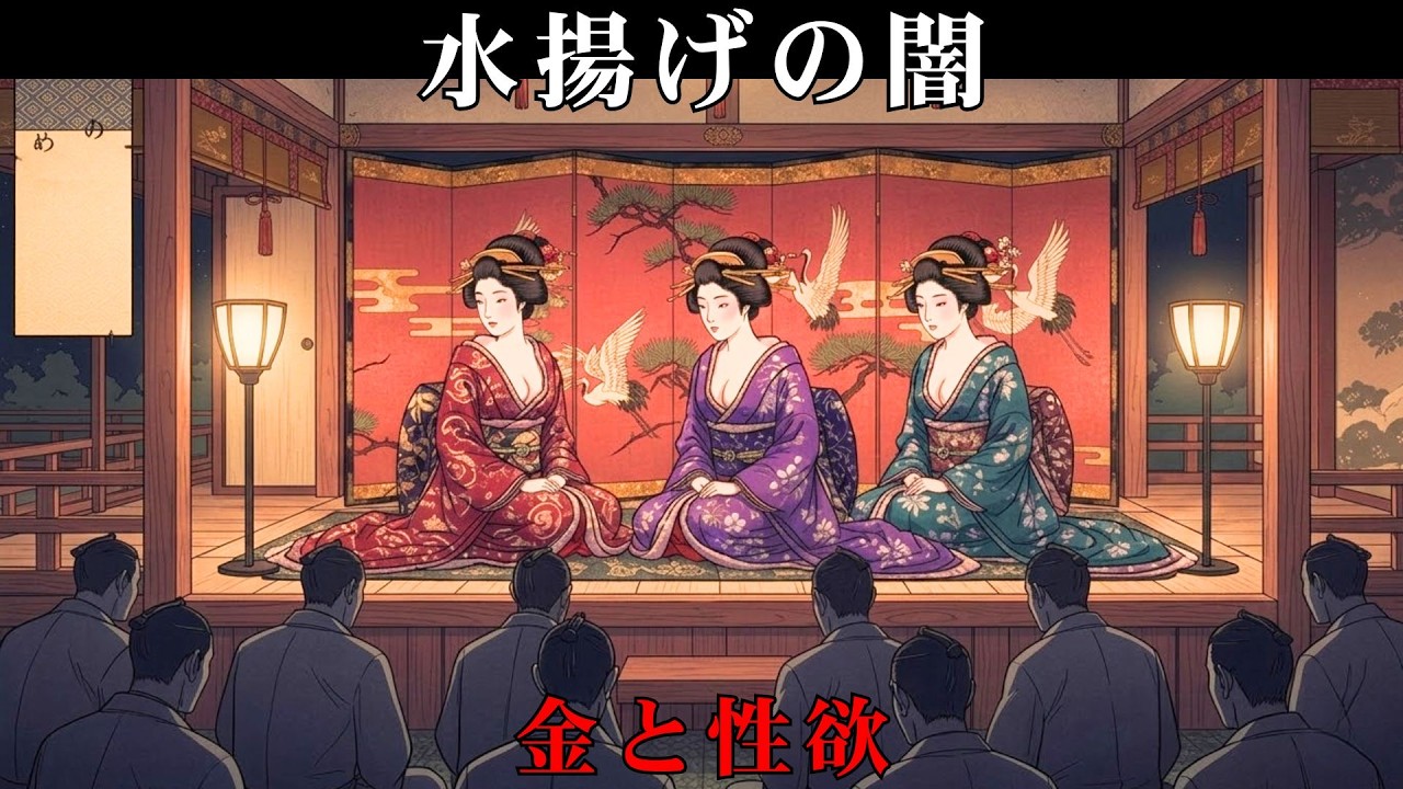 遊女の「処女」はいくらで売れた？大金が動く「水揚げ」の儀式と、旦那衆の異常な執着【江戸日記】