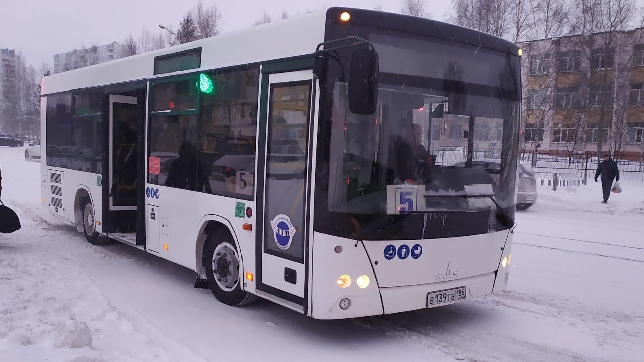 Поездка на МАЗ-206.086 В 139 ТВ 186(бывш. Хант) марш.5