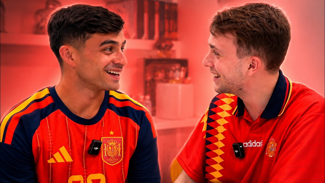 CHARLANDO con PEDRI antes del MUNDIAL