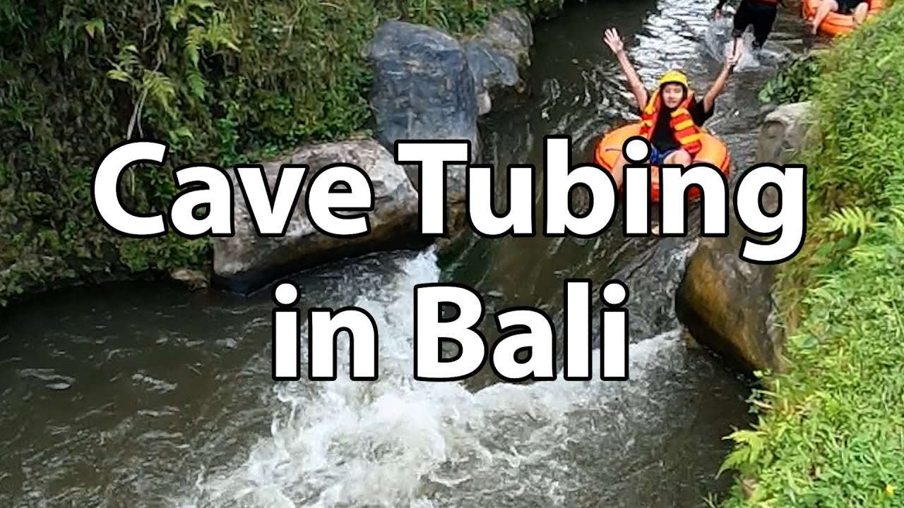 Cave tubing in Bali