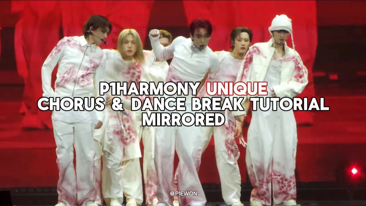 P1HARMONY UNIQUE | Dance tutorial with different speeds (mirrored)