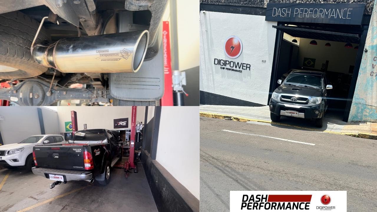 HILUX 3.0 COM STAGE2 + ESCAPAMENTO GRINGO COMPLETO FULL INOX 304 - ACELERANDO FORTE E PICUMÃ COMENDO