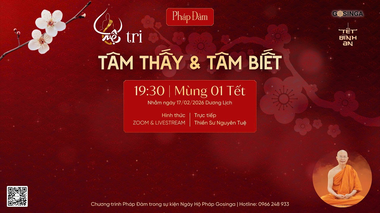 PHÁP ĐÀM TRỰC TUYẾN CÙNG THIỀN SƯ NGUYÊN TUỆ