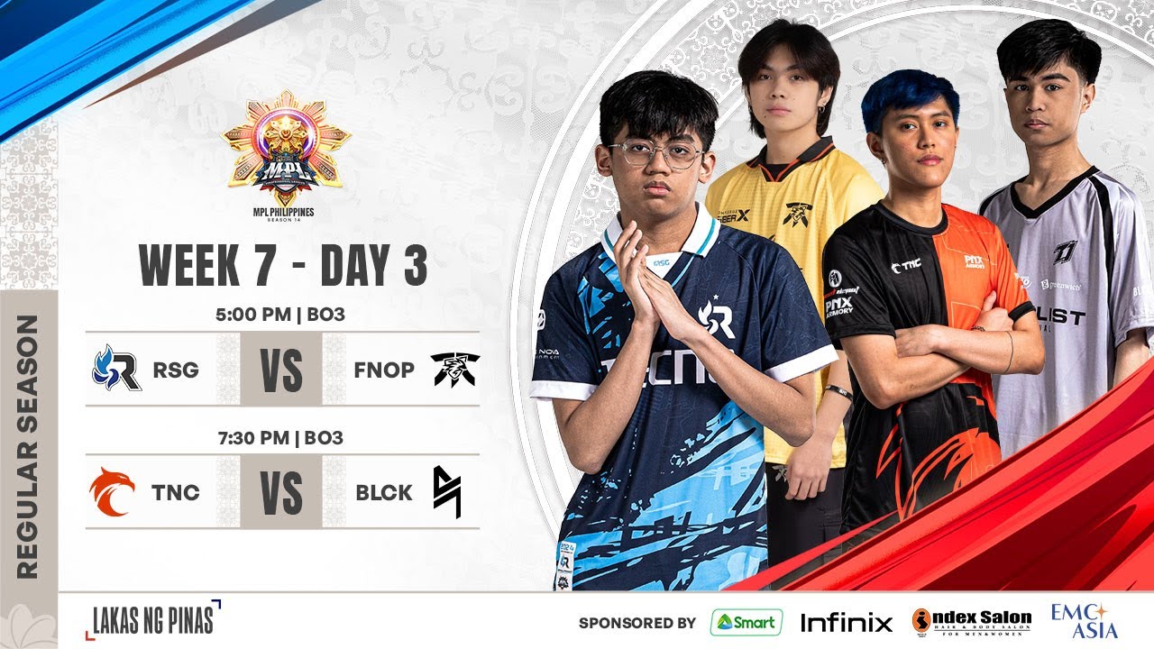 🔴 LIVE | MPL PH S14 | FILIPINO - Week 7 Day 3