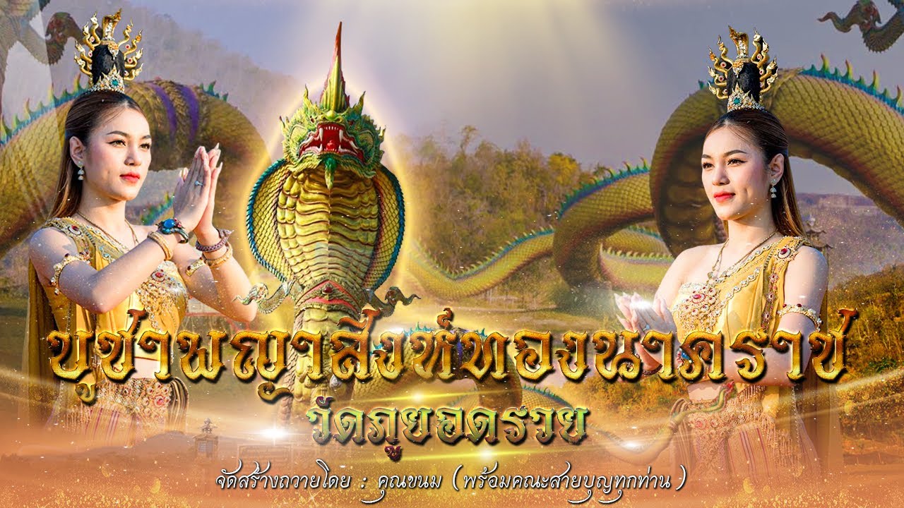 ลายบูชาพญาสิงห์ทองนาคราช I วัดภูยอดรวย I นุ่นธิดาพร สายรักษ์ [Official MV 4K]