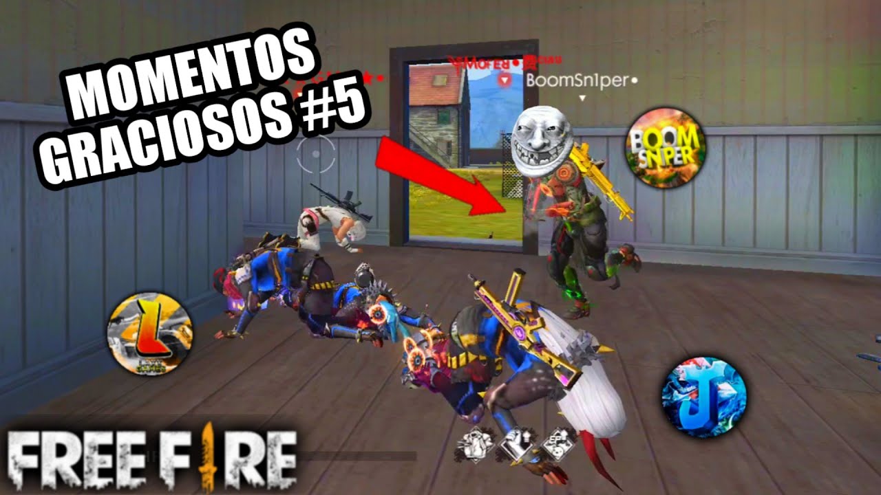 SI ESTE VIDEO NO TE HACE REÍR... NADA LO HARA | MOMENTOS DIVERTIDOS FREE FIRE | c/ BoomSniper y LAXX