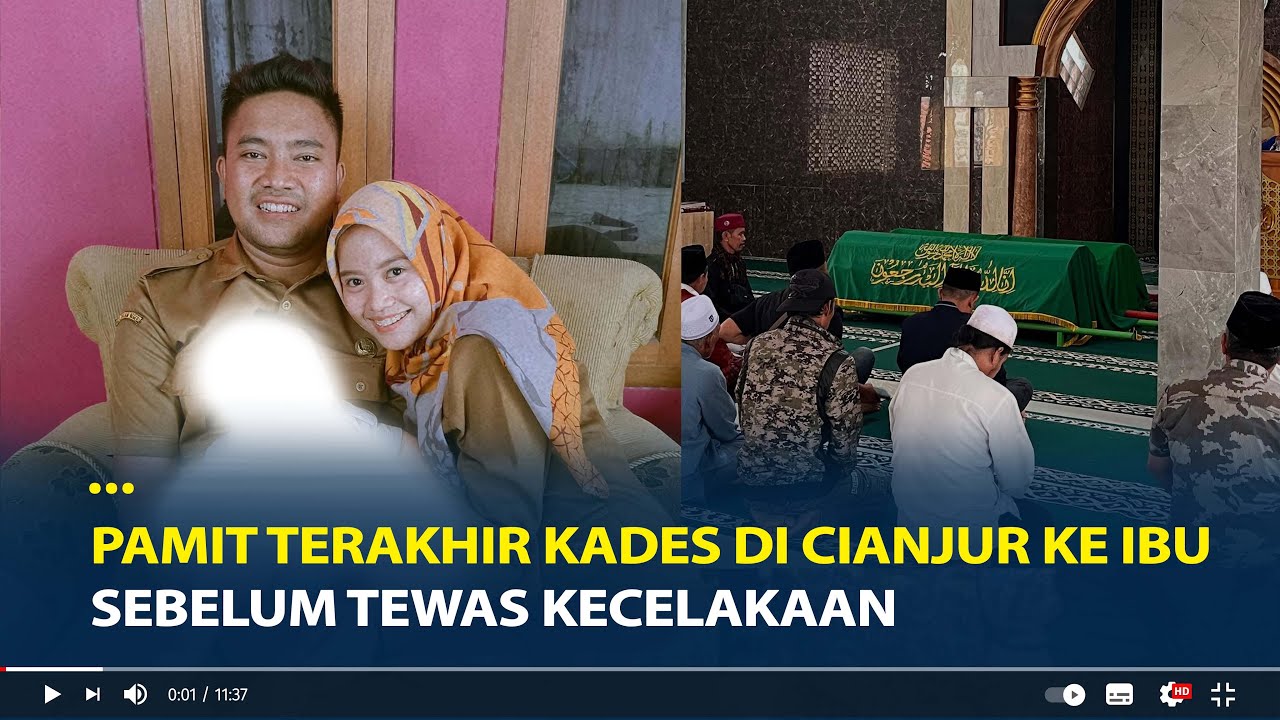 Pamit Terakhir Kades di Cianjur Tewas Kecelakaan Sekeluarga, Minta Maaf Ke ibu