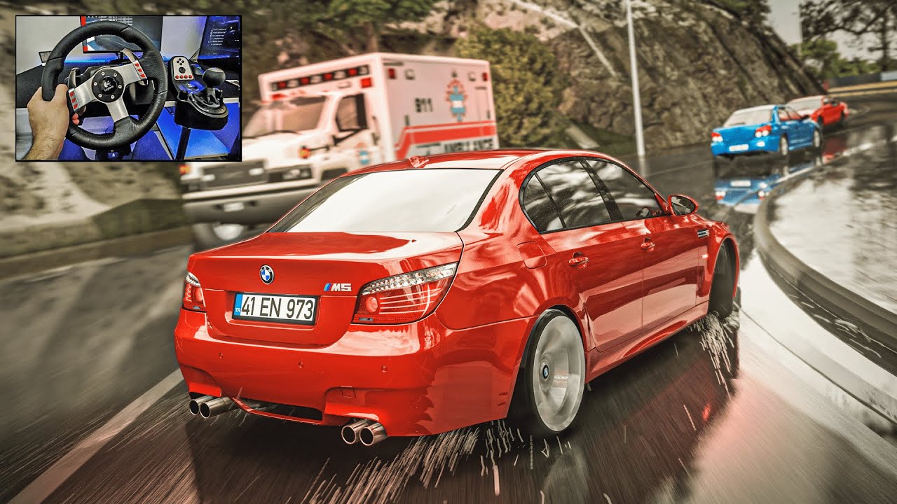 Cengiz Kurtoğlu - Küllenen Aşk BMW M5 E60 YAĞMURDA DRİFT l ASSETTO CORSA