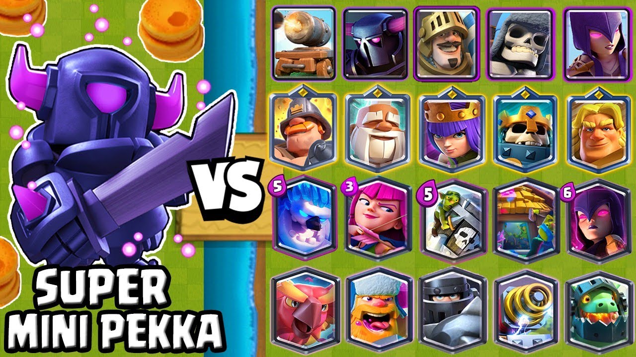 SUPER MINI PEKKA vs TODAS LAS CARTAS | DESAFIO de CLASH ROYALE