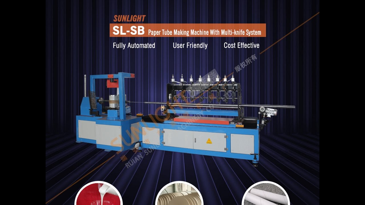 SL-SB Multi-knife Cutting Paper Tube Core Making Machine In South Africa