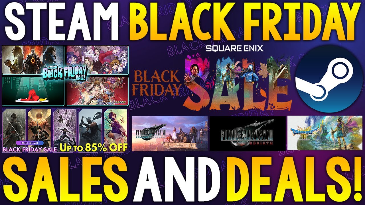 HUGE NEW STEAM BLACK FRIDAY 2025 PC GAME SALES AND DEALS - TONS OF HISTORIC LOW GAME DEALS!