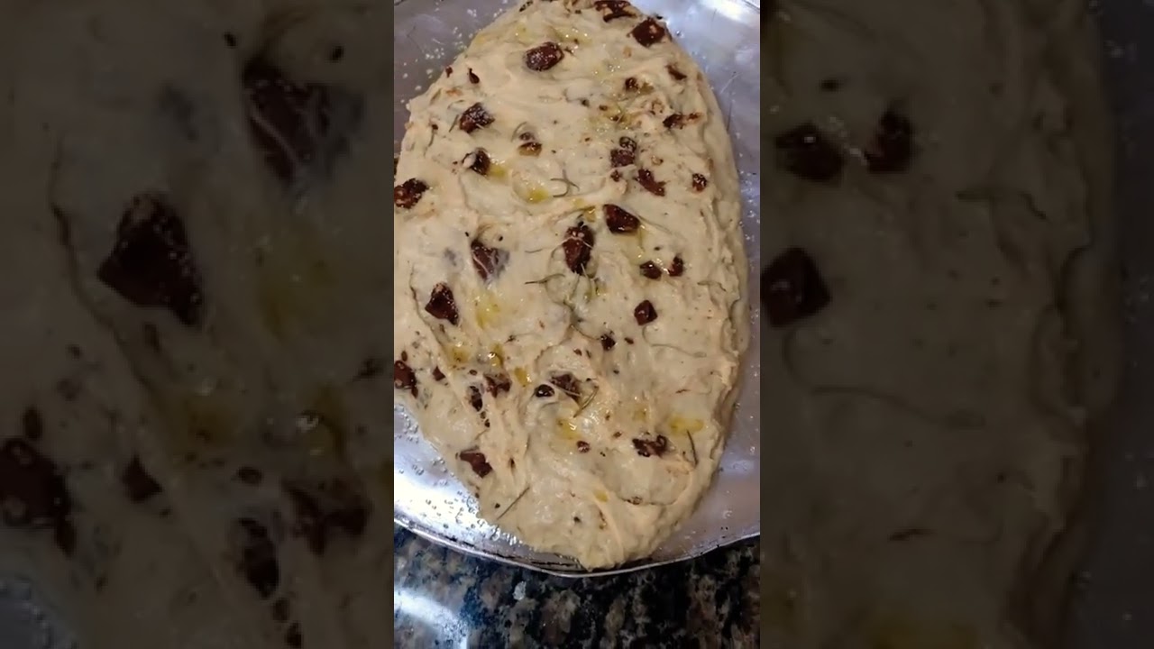 Focaccia com chocolate 🍫