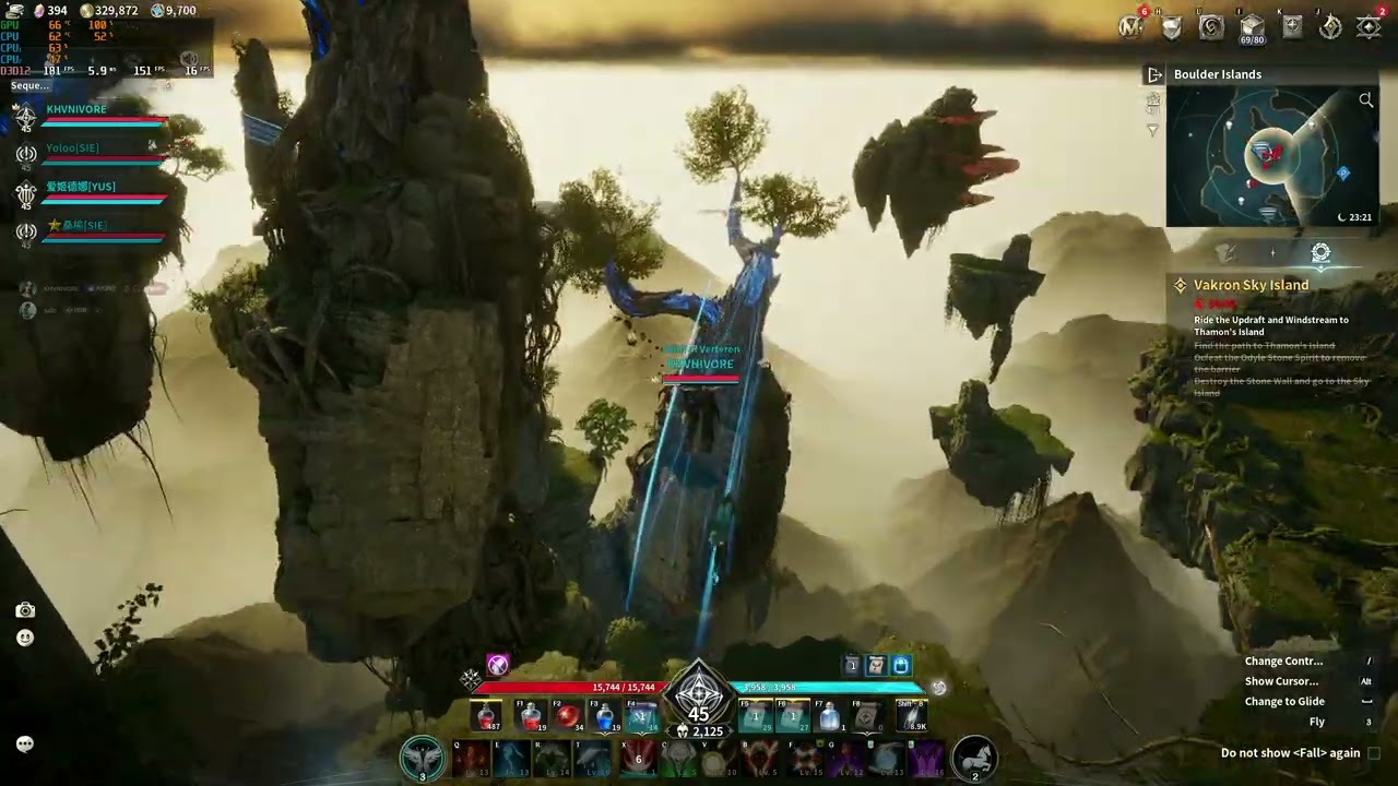 Aion 2 Elementalist - Conquest Vakron Sky Island 2100gs