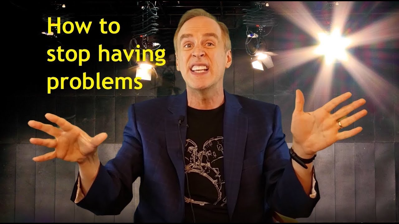 How to stop having problems - Funny Speaker Charles Marshall