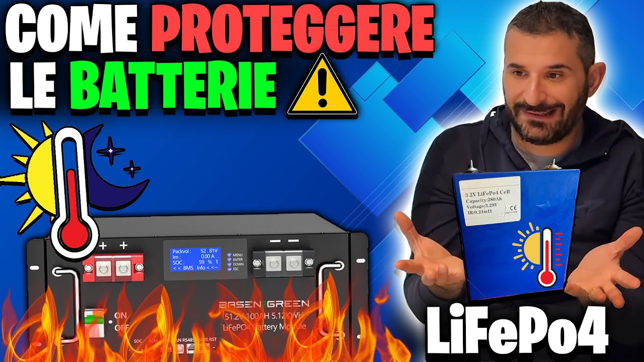 MEGA IMPIANTO PROTEZIONE BATTERIE LIFEPO4🔋