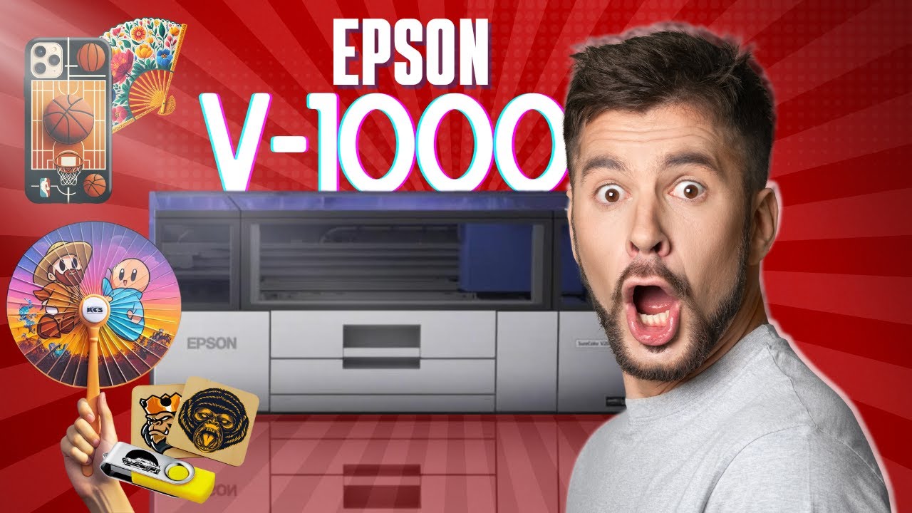 V-1000 Impresora plana UV de EPSON : La nueva revolución de la personalización