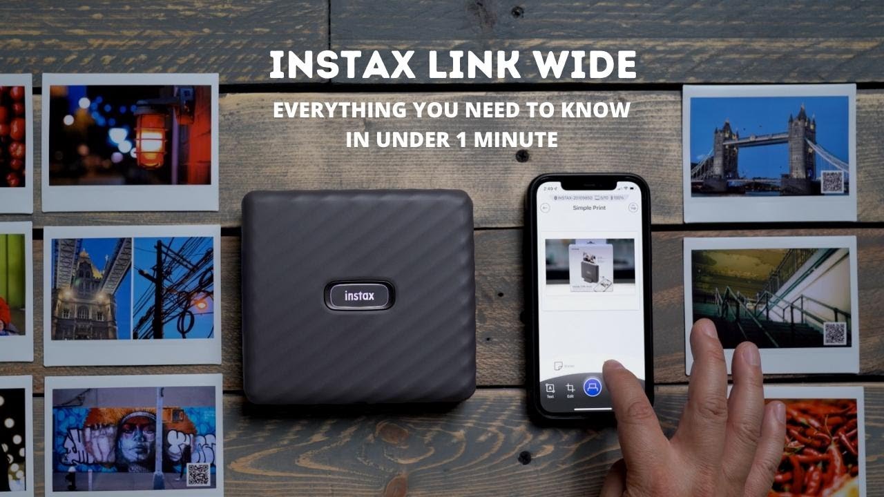 Instax Link Wide Printer... Everything you need to know in under 1 Minute