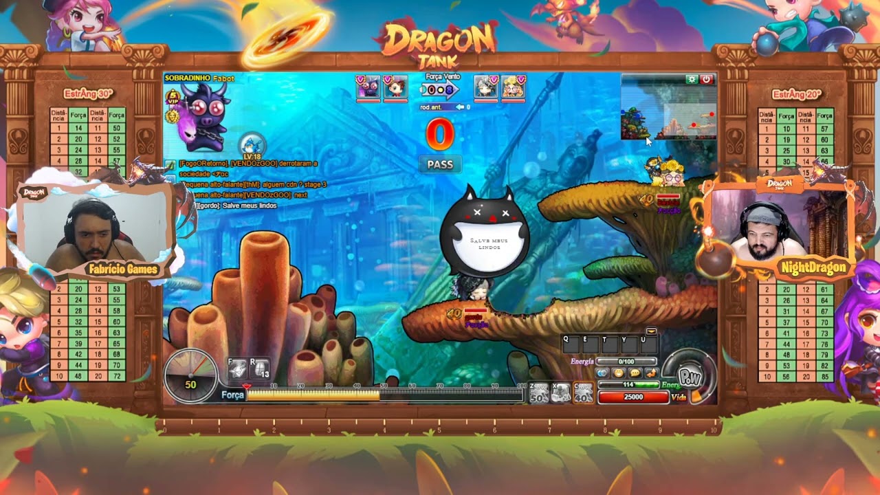 DDTANK - NIGHT DRAGON E FABRÍCIO GAMES NAS GVG'S
