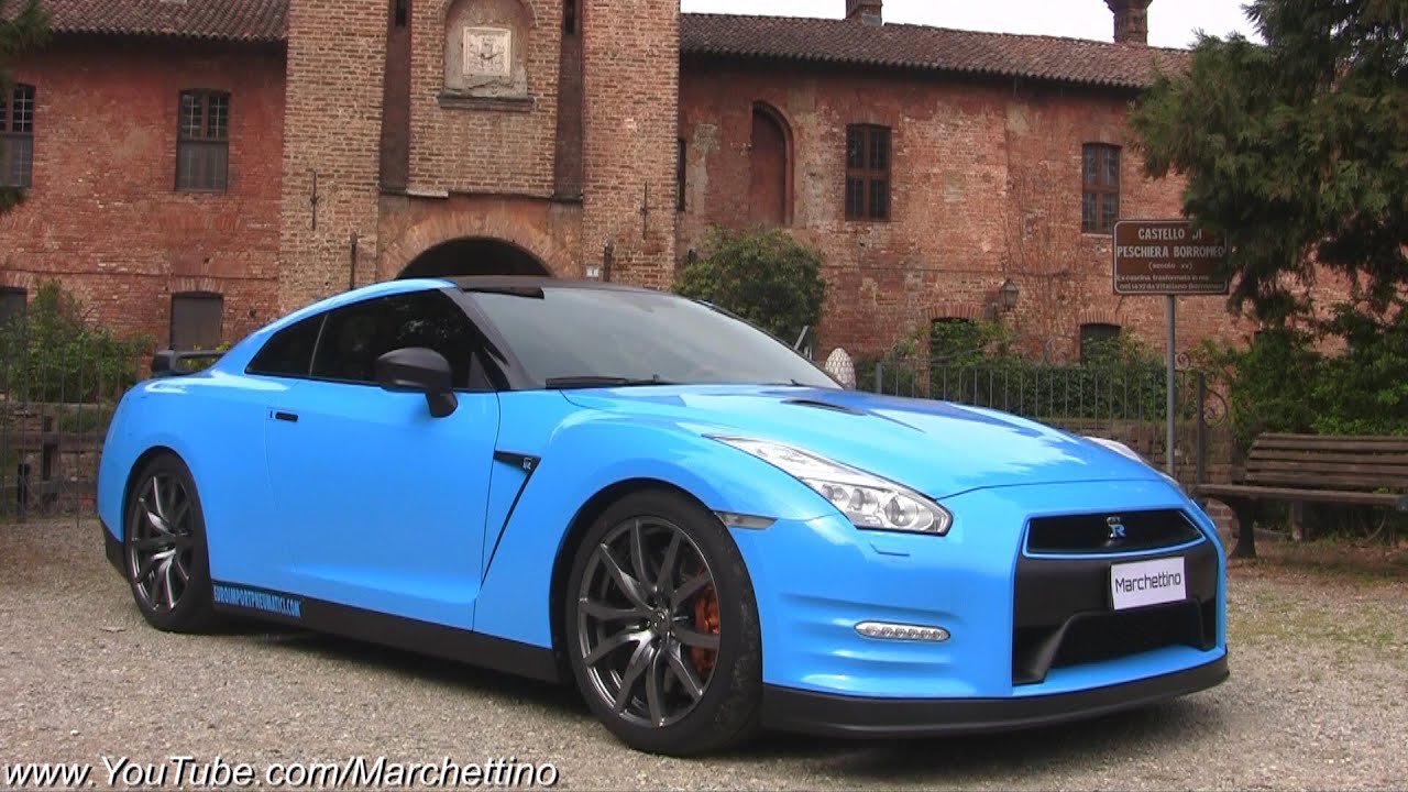Wrapping my Nissan GT-R BABY BLUE!