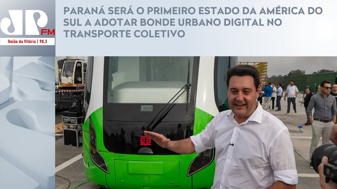 PARANÁ SERÁ O PRIMEIRO ESTADO DA AMÉRICA DO SUL A ADOTAR BONDE URBANO DIGITAL NO TRANSPORTE COLETIVO