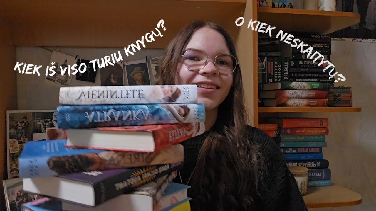 Vlogmas 2025 | 1 diena | Mano knygų lentynų turas